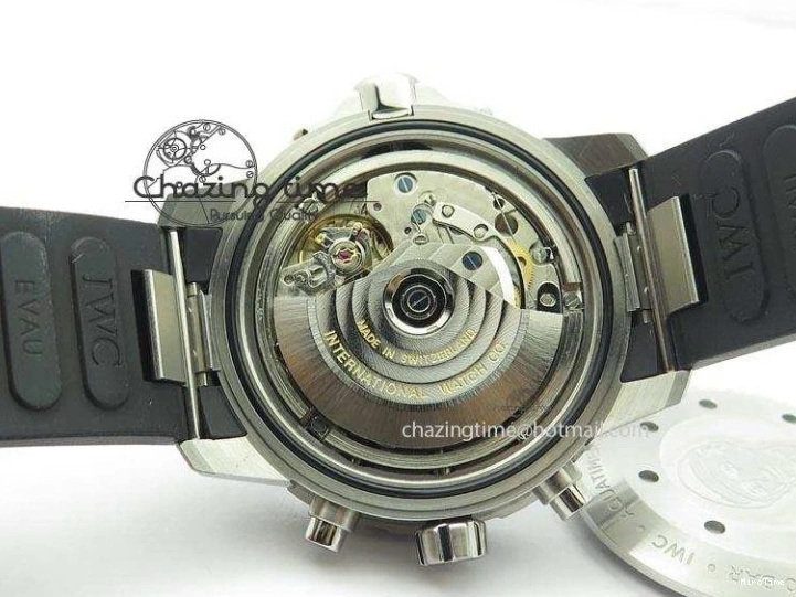 MIROTIME 0512 Aquatimer Chrono IW376803 V6F 1:1 Best Edition Blue Dial On Rubber Strap A WellDesigned 7282